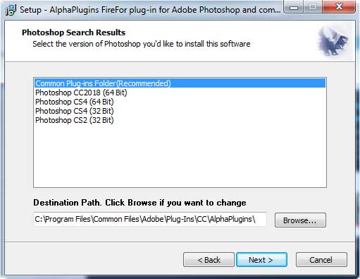 Install Fire4 plug-in