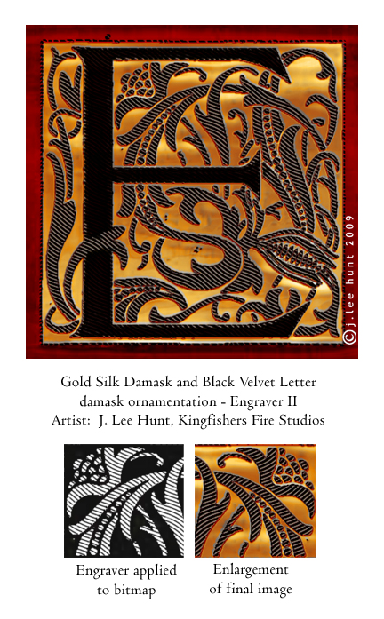 Gold Silk Damask