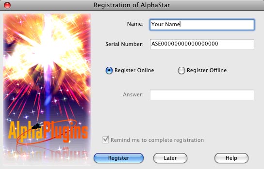 plug-in registration